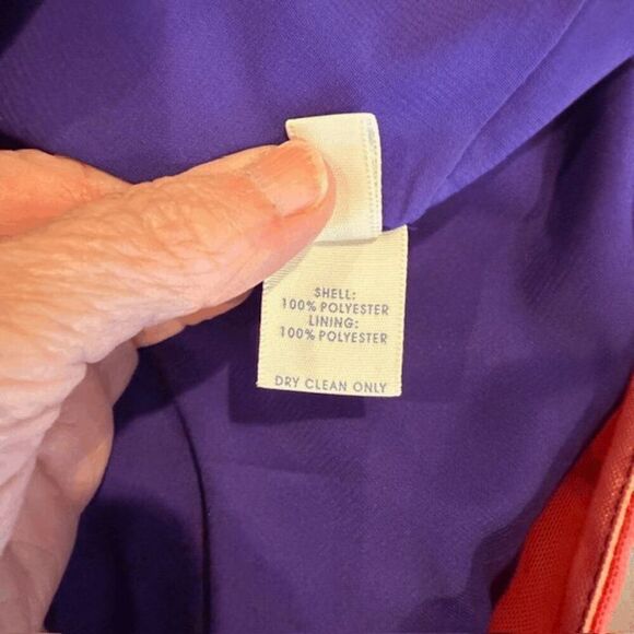 Rebecca Minkoff Ombre Knee Length Skirt Pockets Back Reversible Zipper Size 10 - Picture 9 of 13